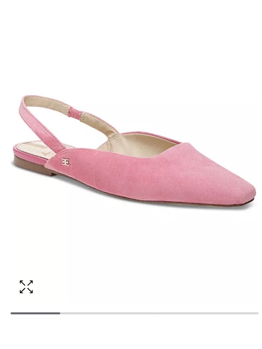 New in Box Sam Edelman Slingback Flats Pink Size 7